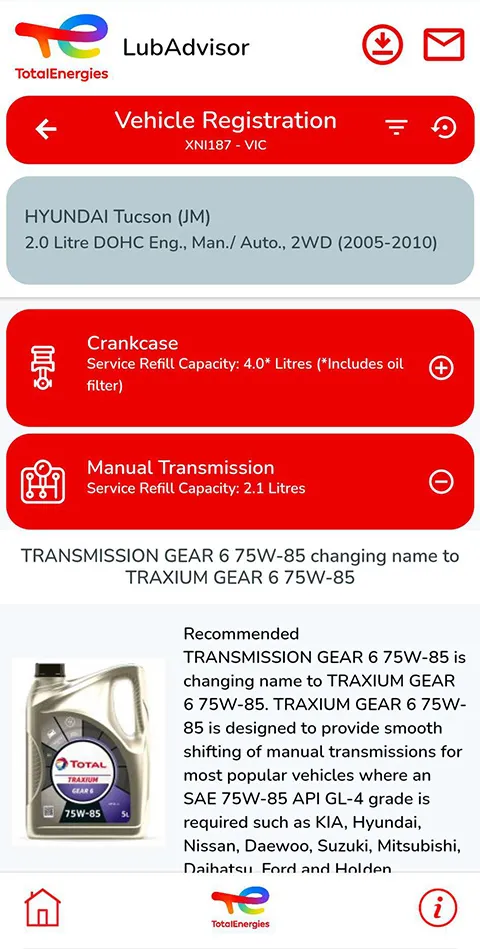 Netlube TotalEnergies AU | Indus Appstore | Screenshot