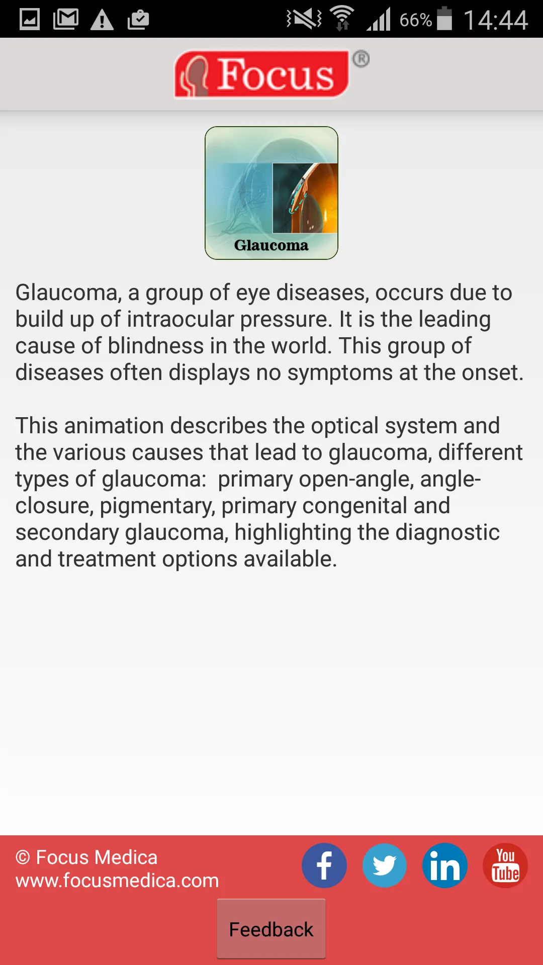 Glaucoma (An Overview) | Indus Appstore | Screenshot