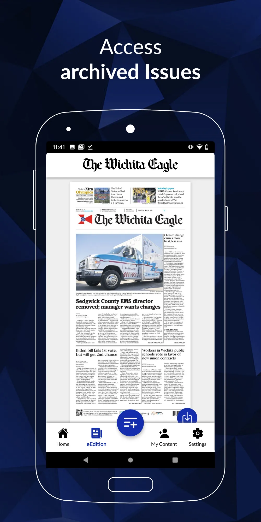 The Wichita Eagle & Kansas.com | Indus Appstore | Screenshot