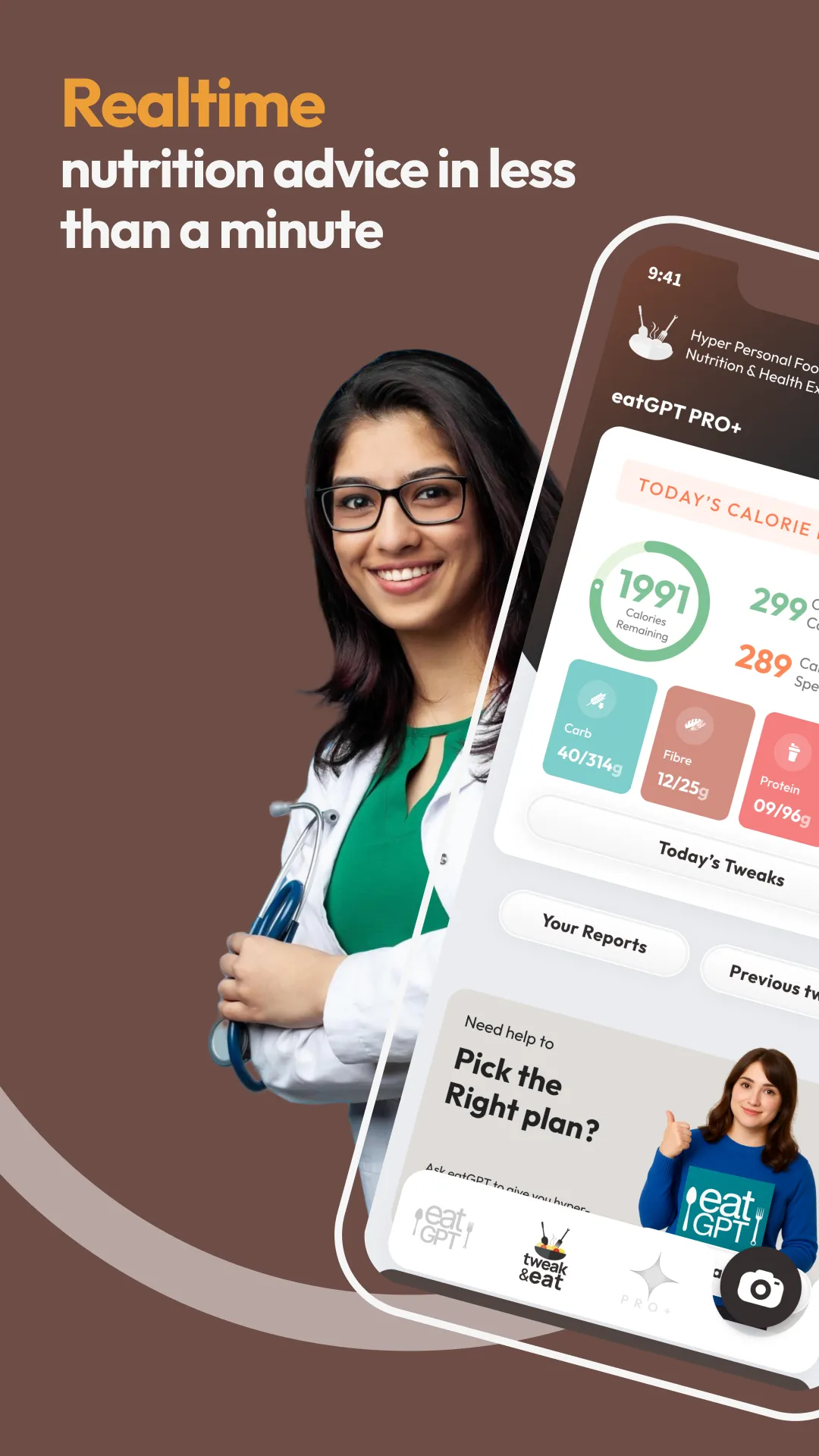 tweak & eat- with eatGPT! | Indus Appstore | Screenshot