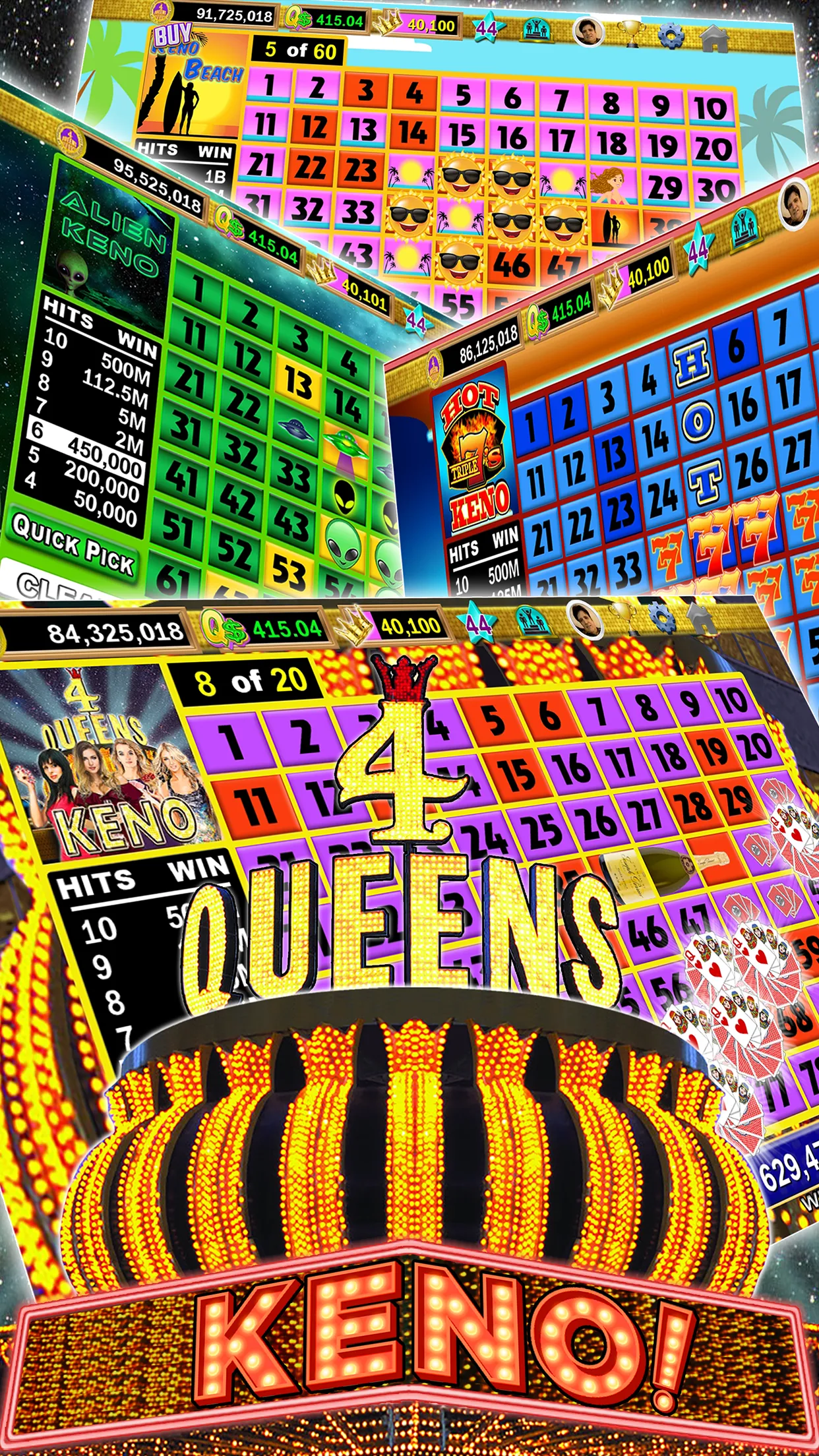 Four Queens Social Casino | Indus Appstore | Screenshot