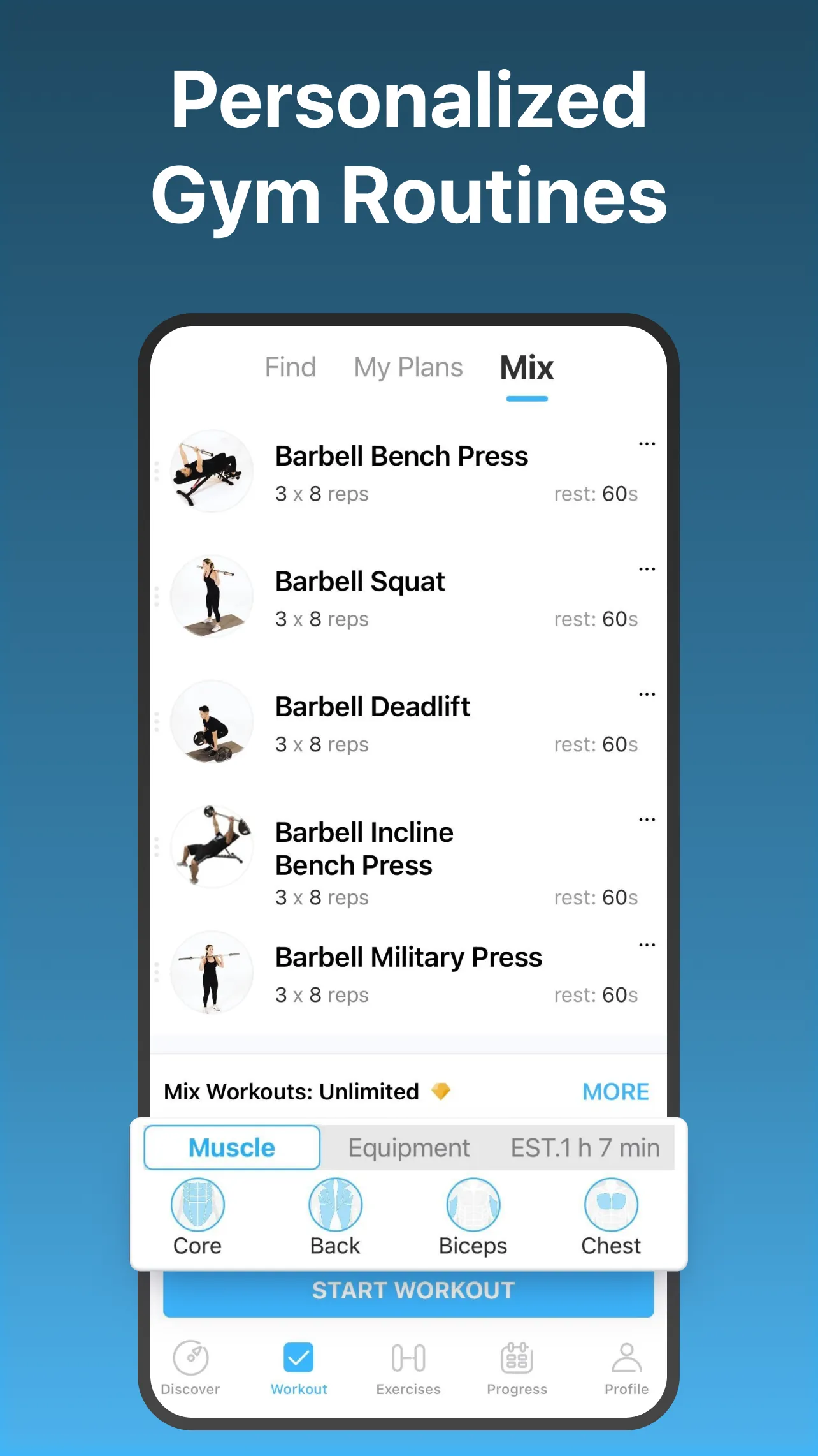 JEFIT Gym Workout Plan Tracker | Indus Appstore | Screenshot