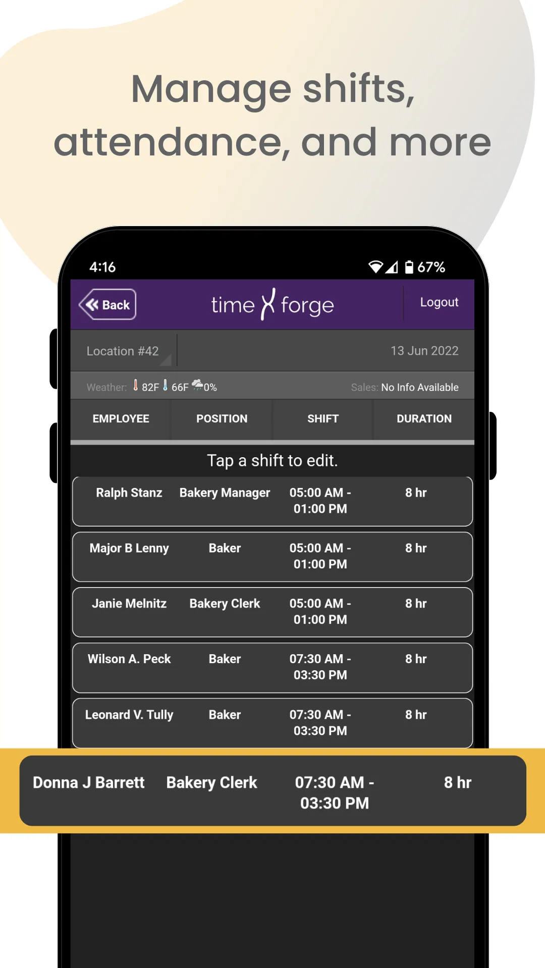 TimeForge Manager | Indus Appstore | Screenshot