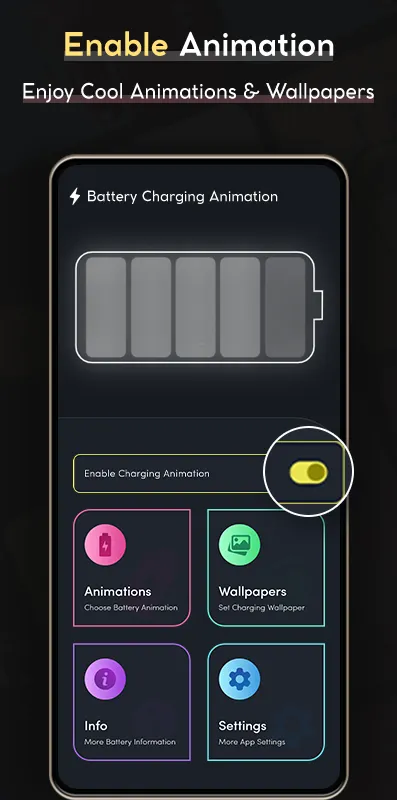 charging animation lock screen | Indus Appstore | Screenshot