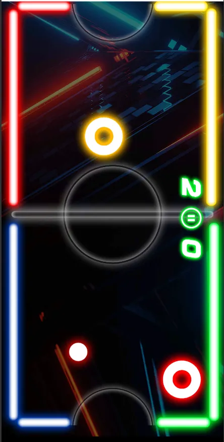 Glow Hockey Neon Challenge | Indus Appstore | Screenshot