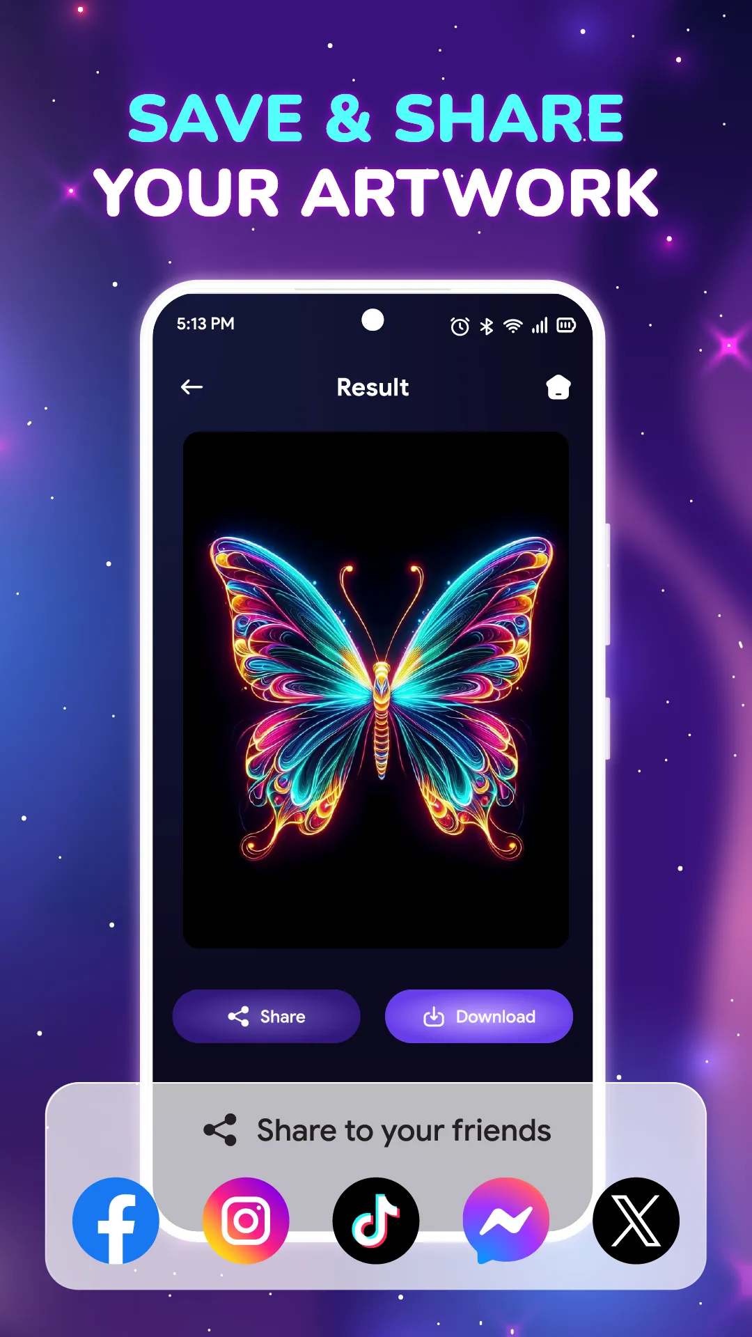Neon Glow Drawing: Doodle Art | Indus Appstore | Screenshot