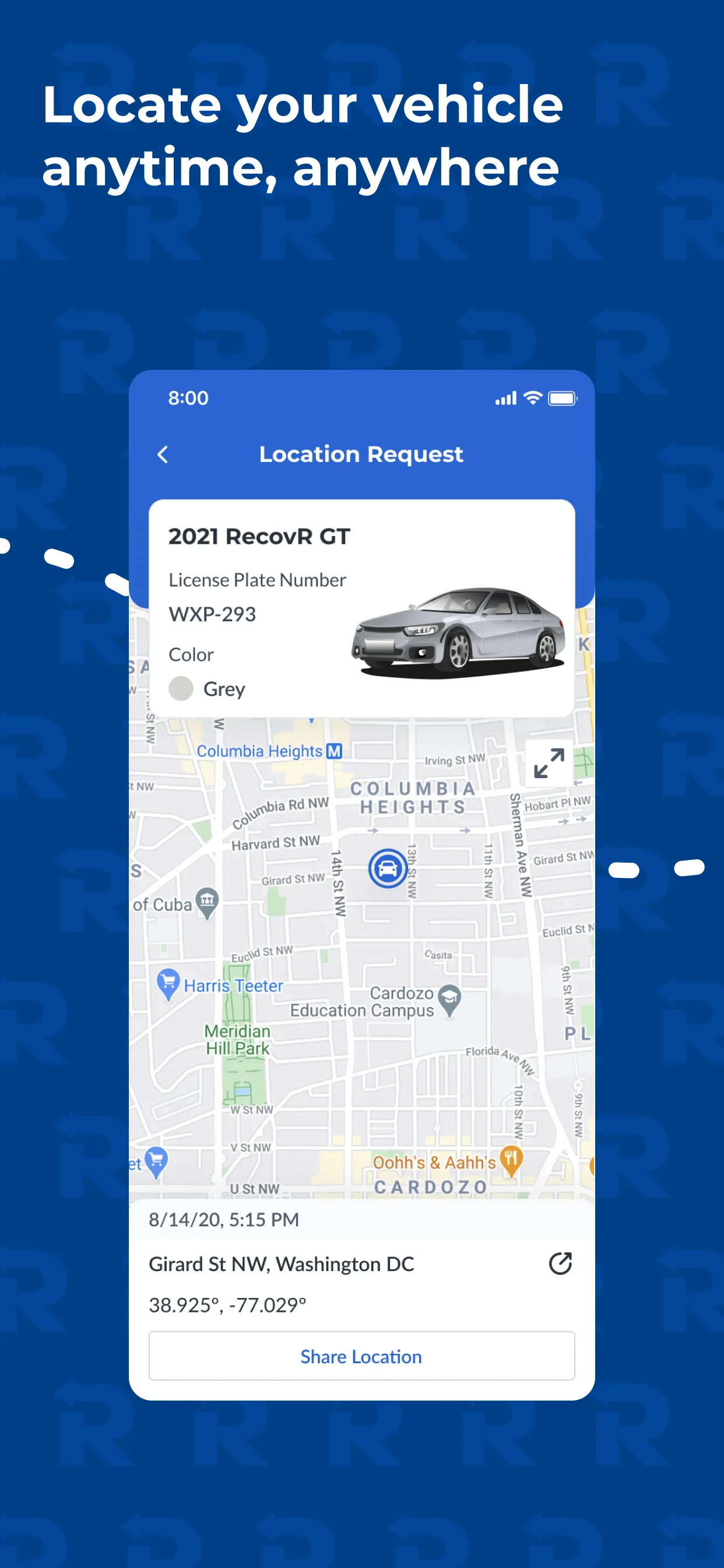 RecovR: Vehicle Theft Recovery | Indus Appstore | Screenshot