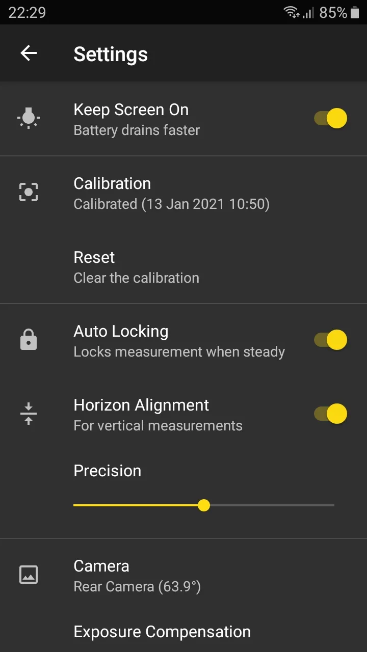 Clinometer | Indus Appstore | Screenshot