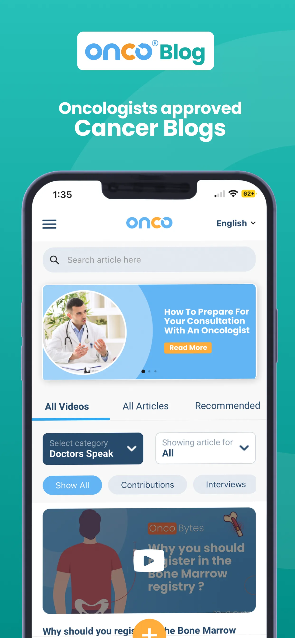 Onco Cancer Care | Indus Appstore | Screenshot