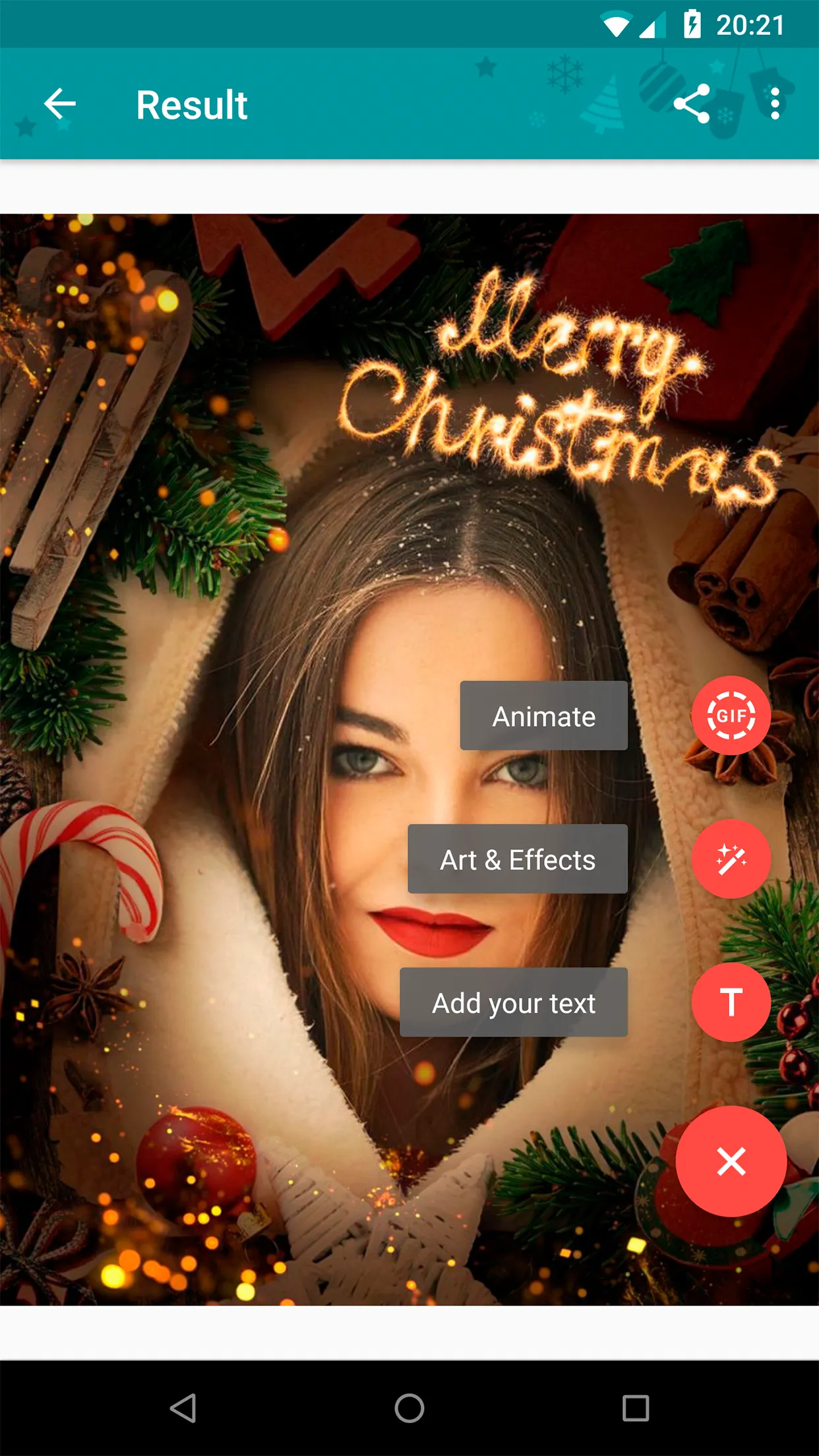 Christmas Photo Frames, Editor | Indus Appstore | Screenshot