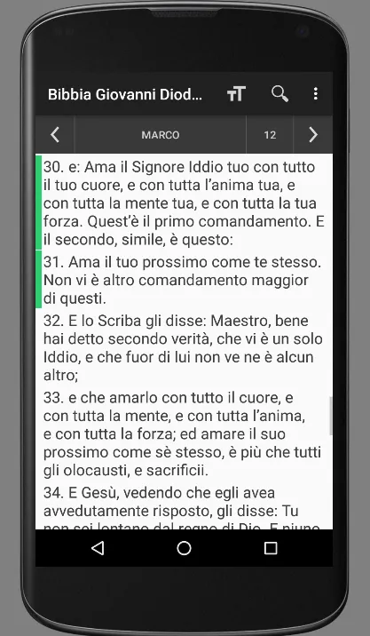 Italian Giovanni Diodati Bible | Indus Appstore | Screenshot