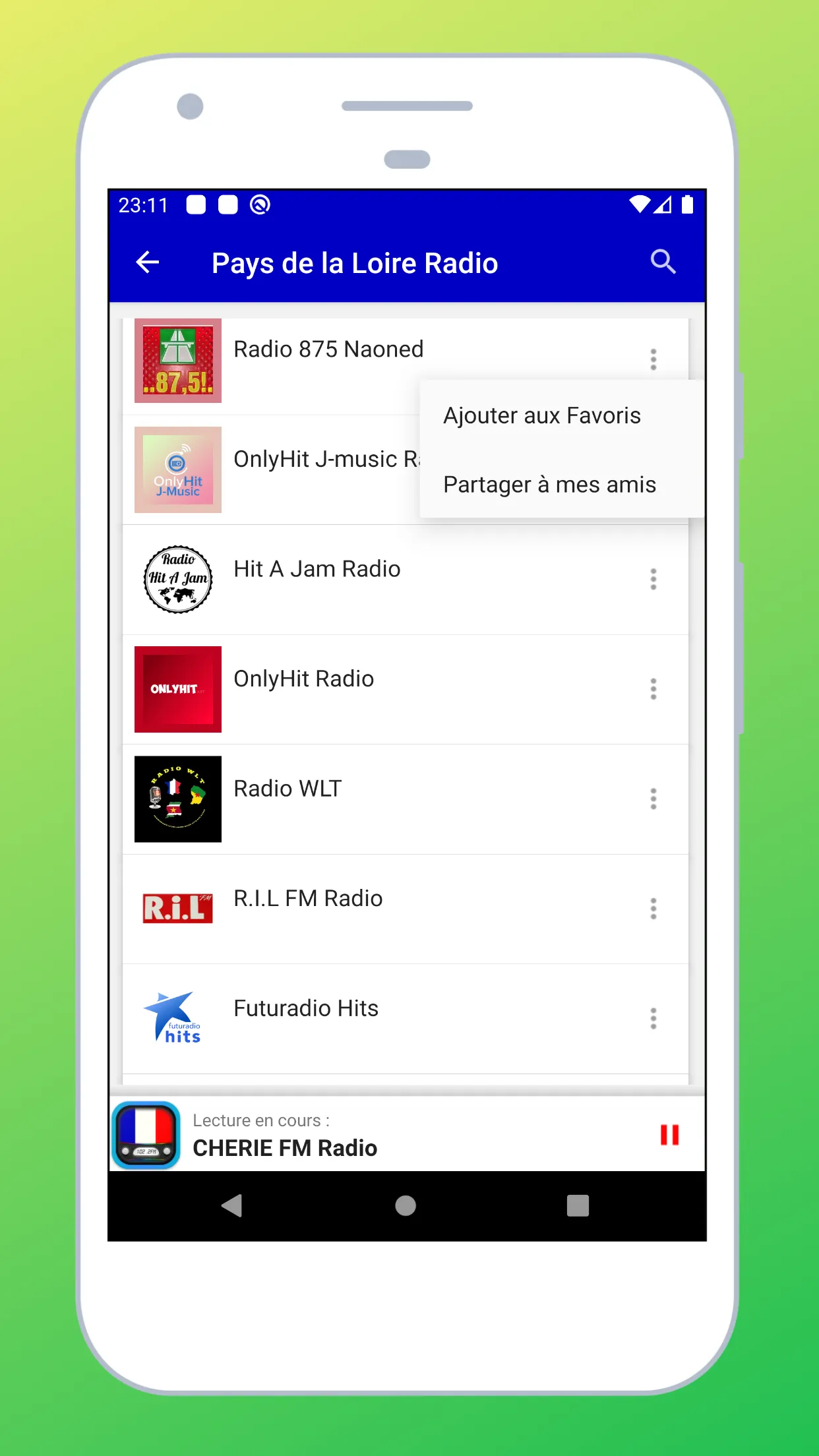 Radios France: Radio France FM | Indus Appstore | Screenshot