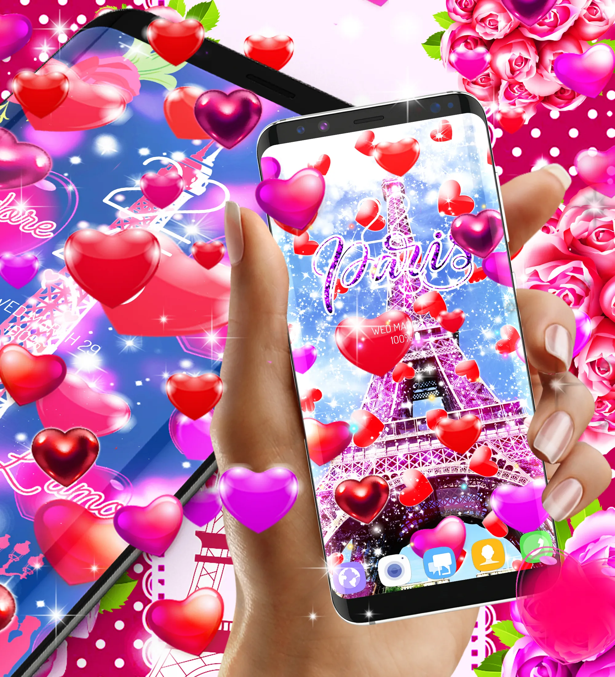 Paris love live wallpaper | Indus Appstore | Screenshot