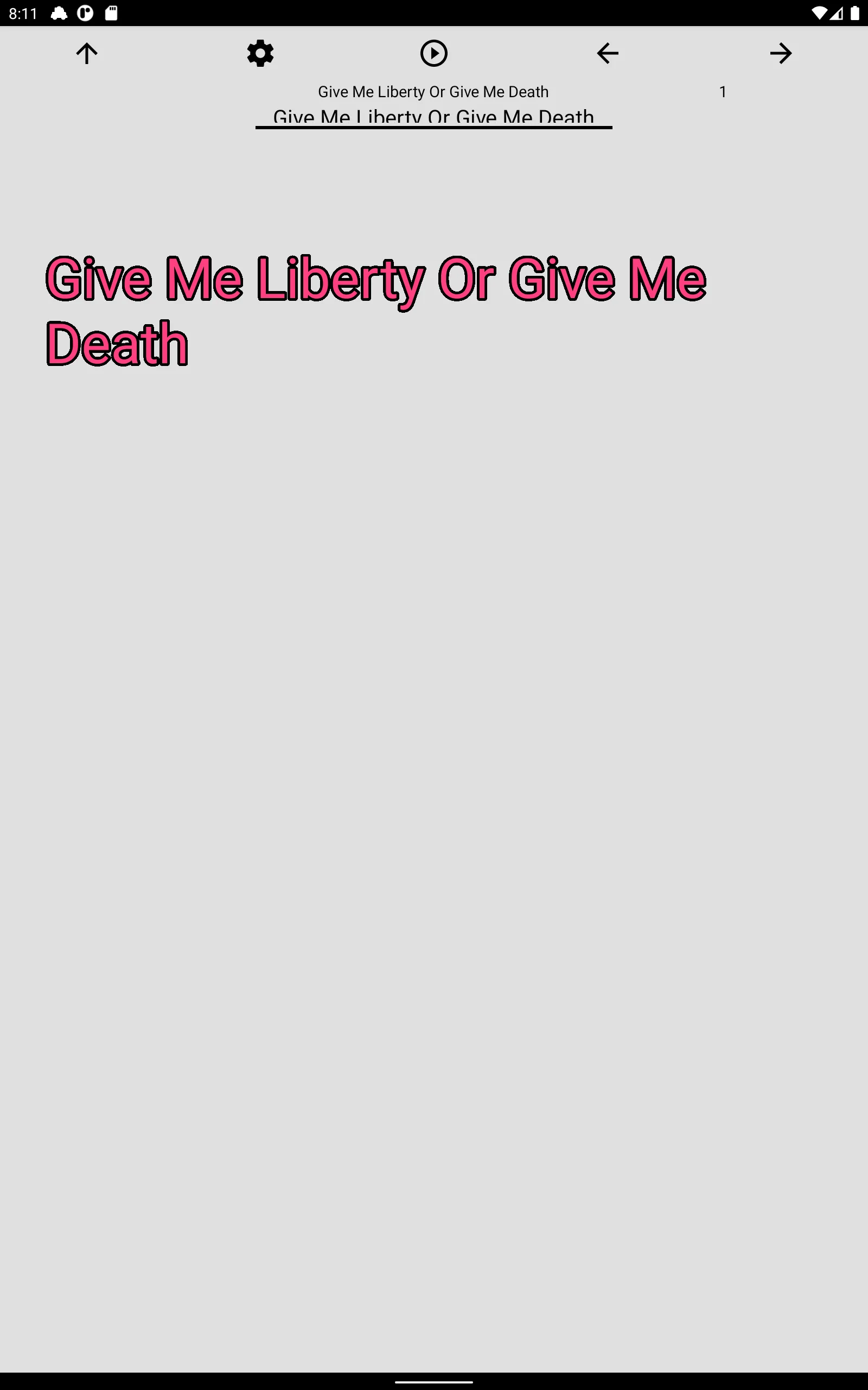 Book, Give Me Liberty Or Give  | Indus Appstore | Screenshot