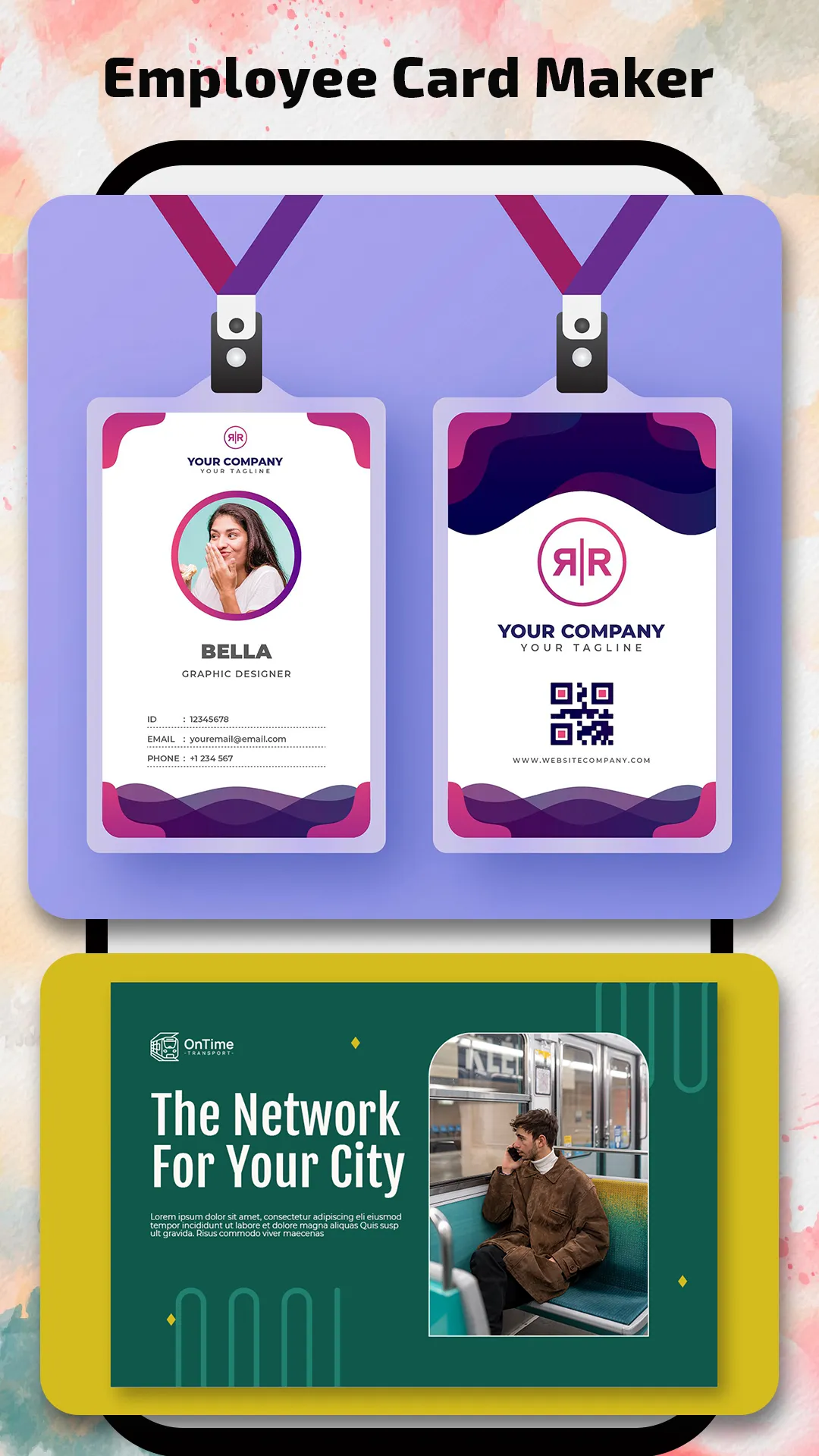 Employee Card Maker | Indus Appstore | Screenshot