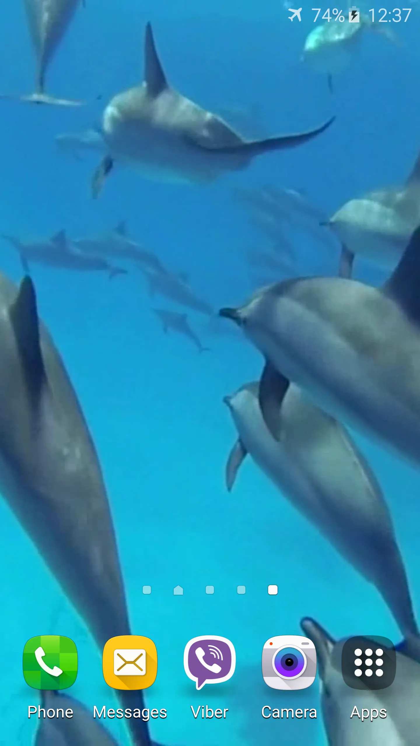 Dolphins +Sound Live Wallpaper | Indus Appstore | Screenshot