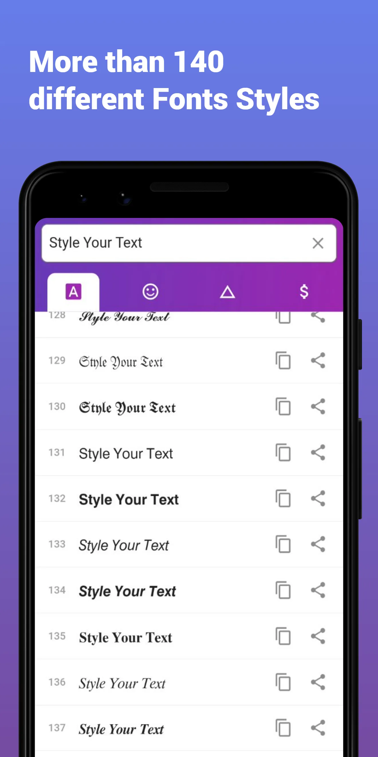 Style Text Fonts for Instagram | Indus Appstore | Screenshot