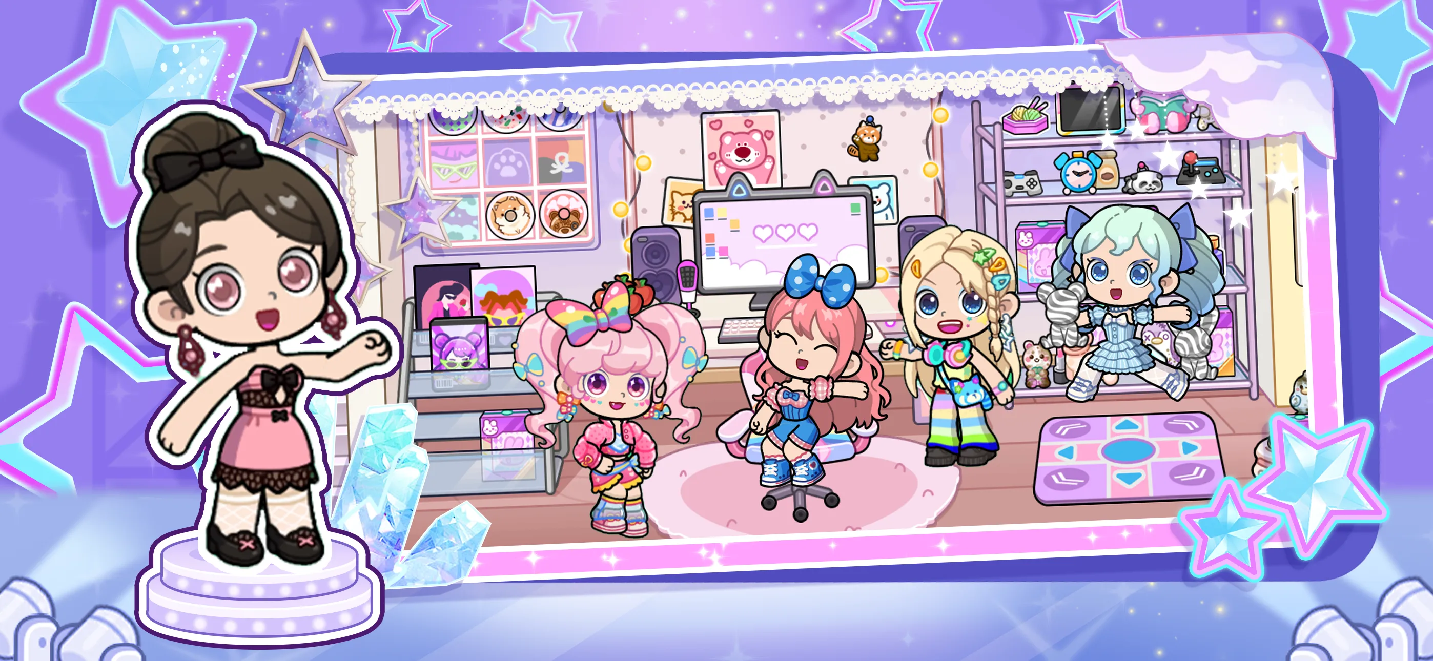 Sparkle City:Super Idols Life | Indus Appstore | Screenshot