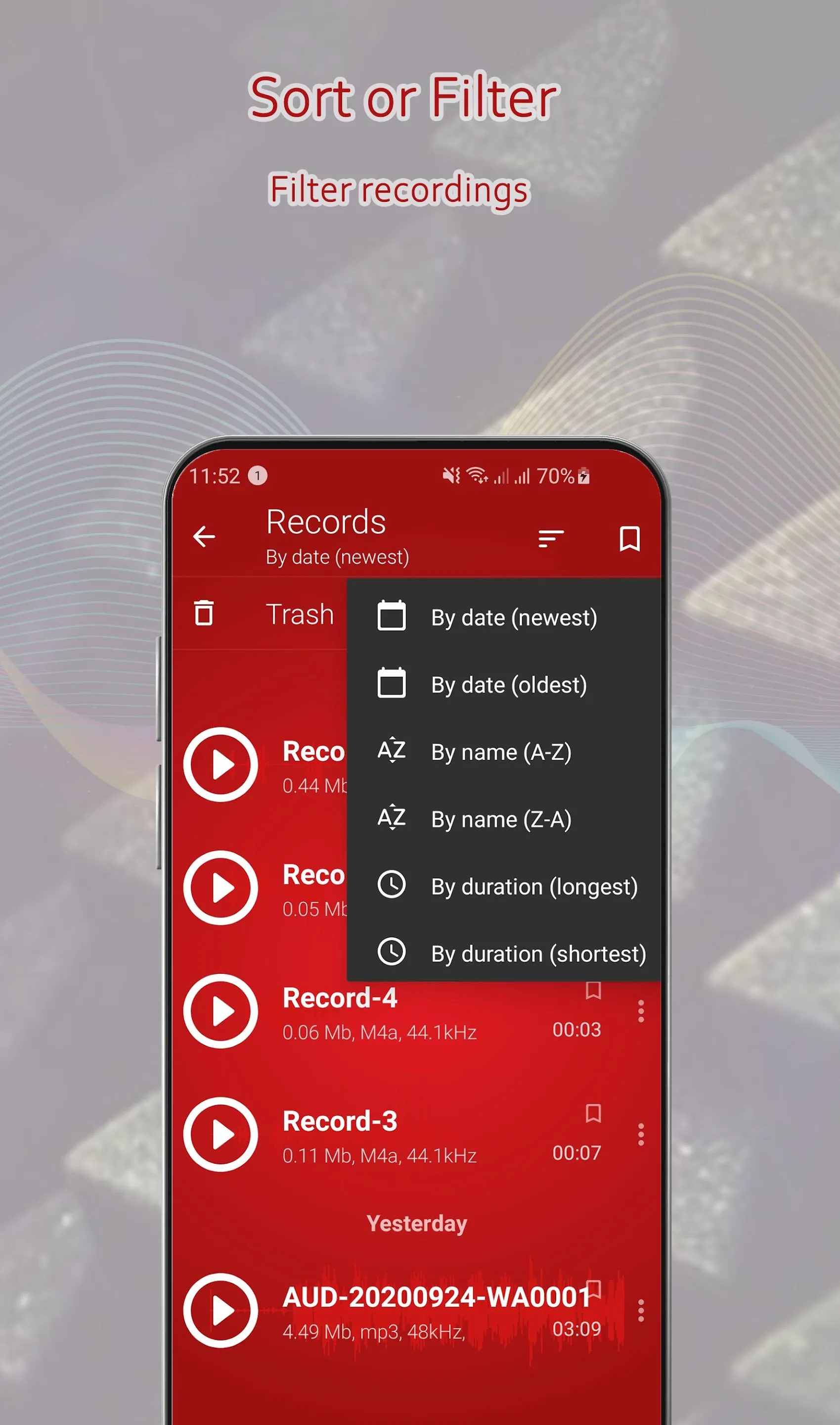 Voice Recorder & Audio Records | Indus Appstore | Screenshot