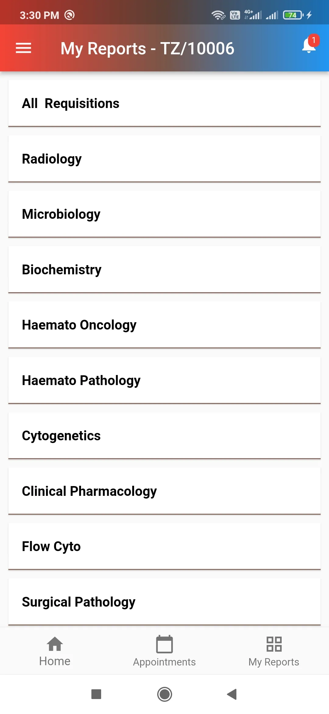 EMR-TMH and ACTREC | Indus Appstore | Screenshot