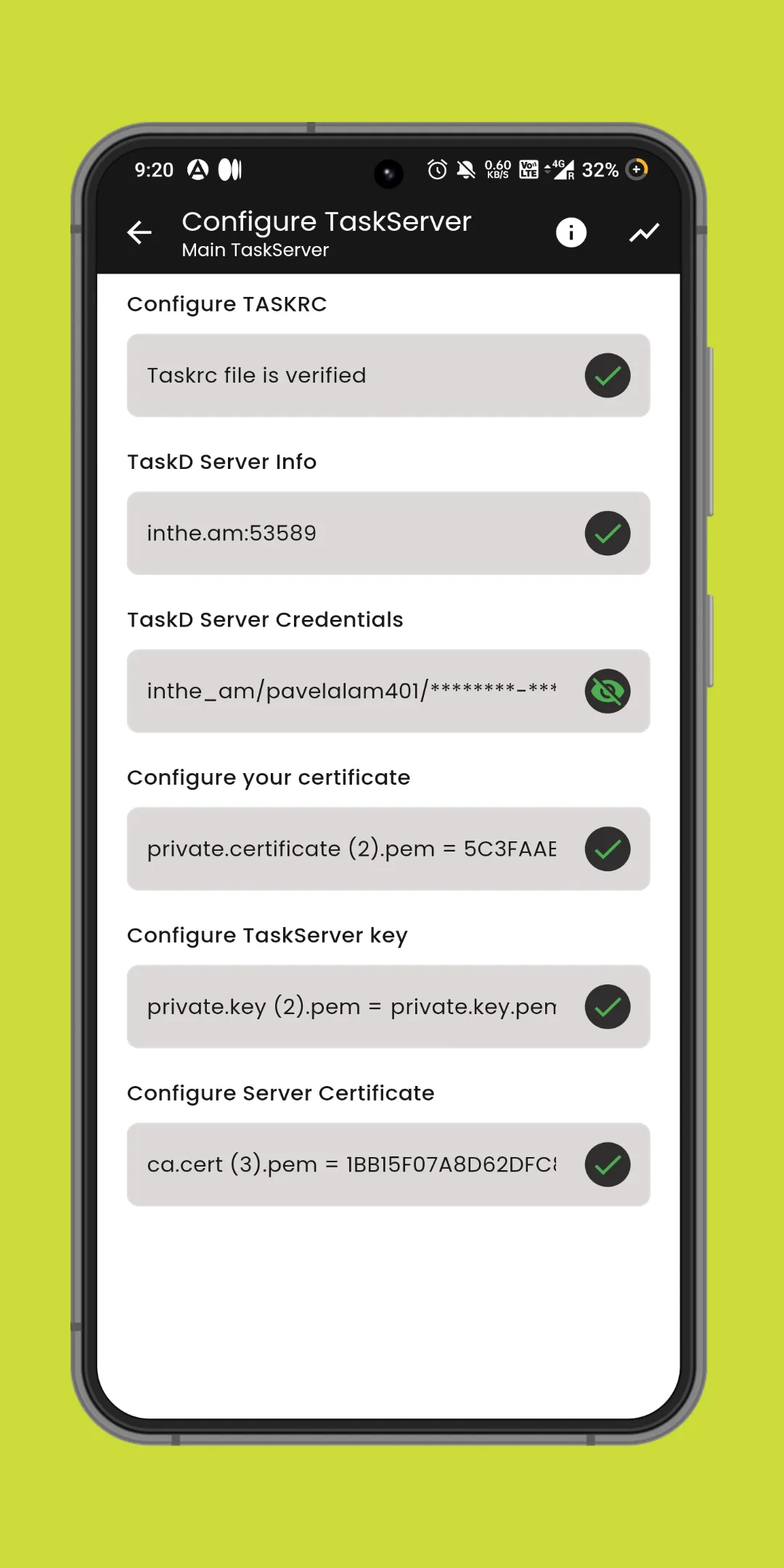 TaskWarrior Mobile | Indus Appstore | Screenshot