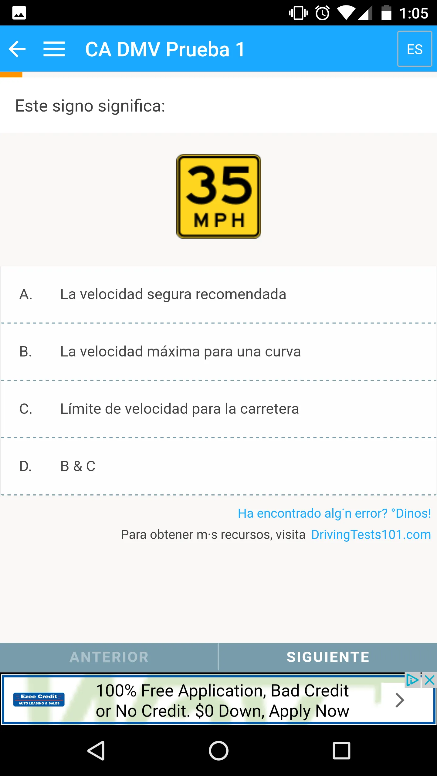 Prueba Practica de Manejo | Indus Appstore | Screenshot