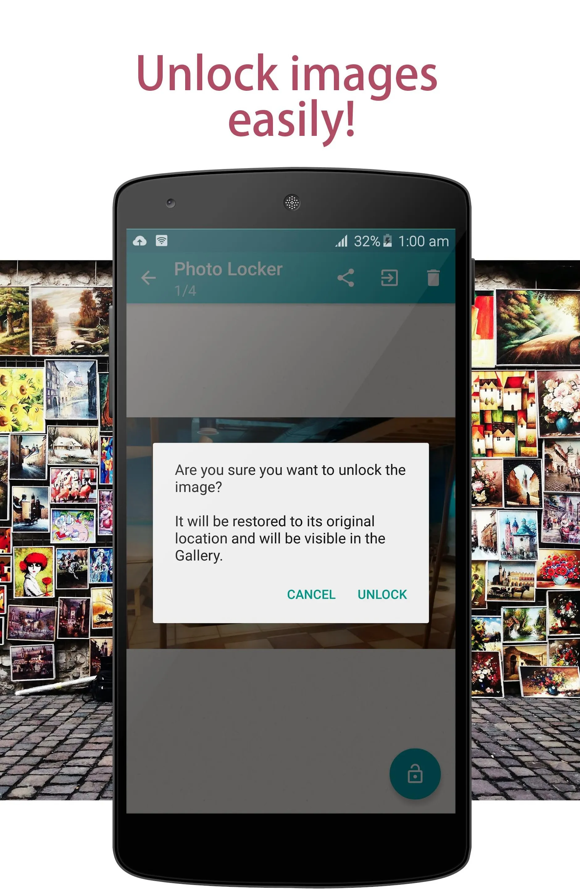Photo Locker | Indus Appstore | Screenshot