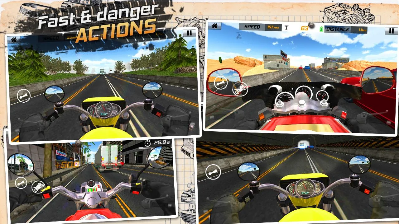 Traffic Rider: Highway Race | Indus Appstore | Screenshot