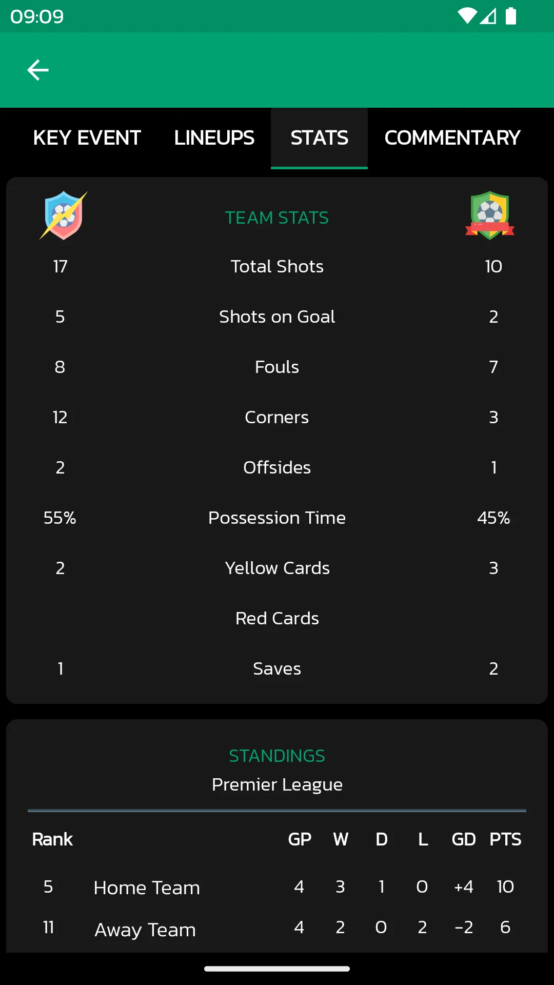 Live Football Scores | Indus Appstore | Screenshot