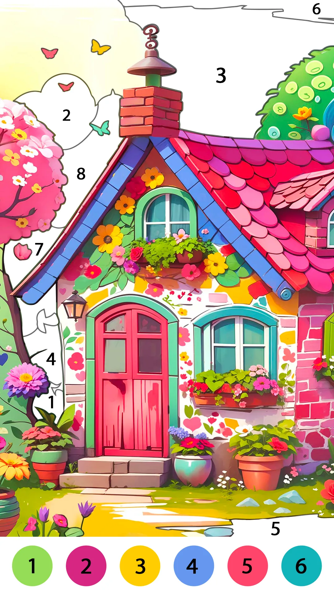 Happy Cute Coloring Game | Indus Appstore | Screenshot