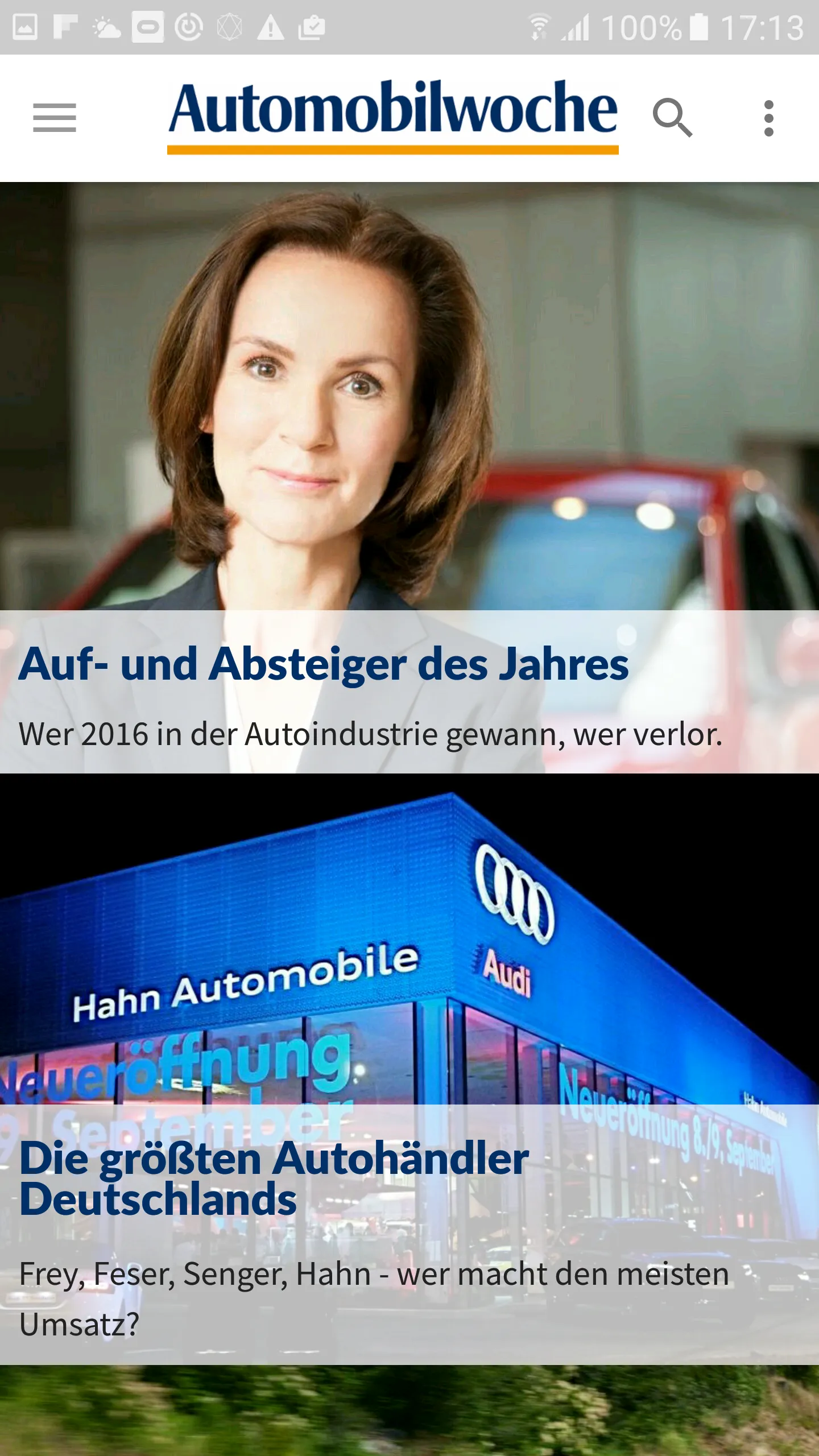 Automobilwoche Nachrichten | Indus Appstore | Screenshot