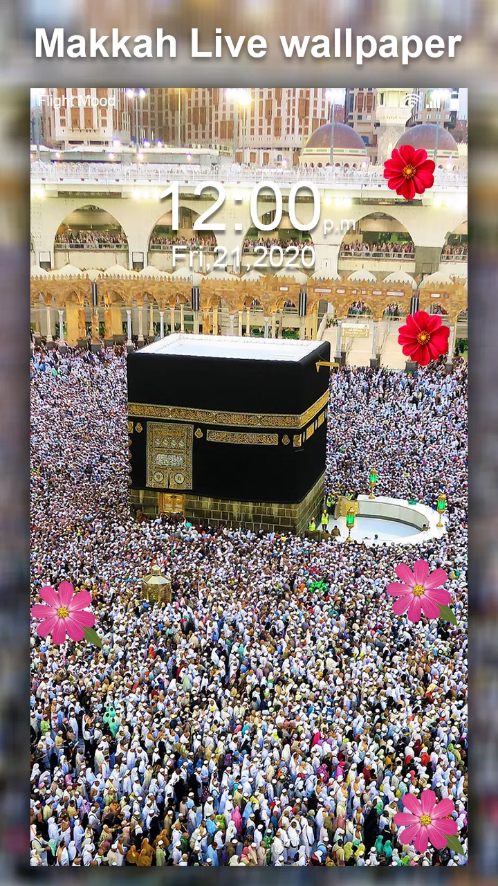 Makkah Clock Live Wallpaper HD | Indus Appstore | Screenshot