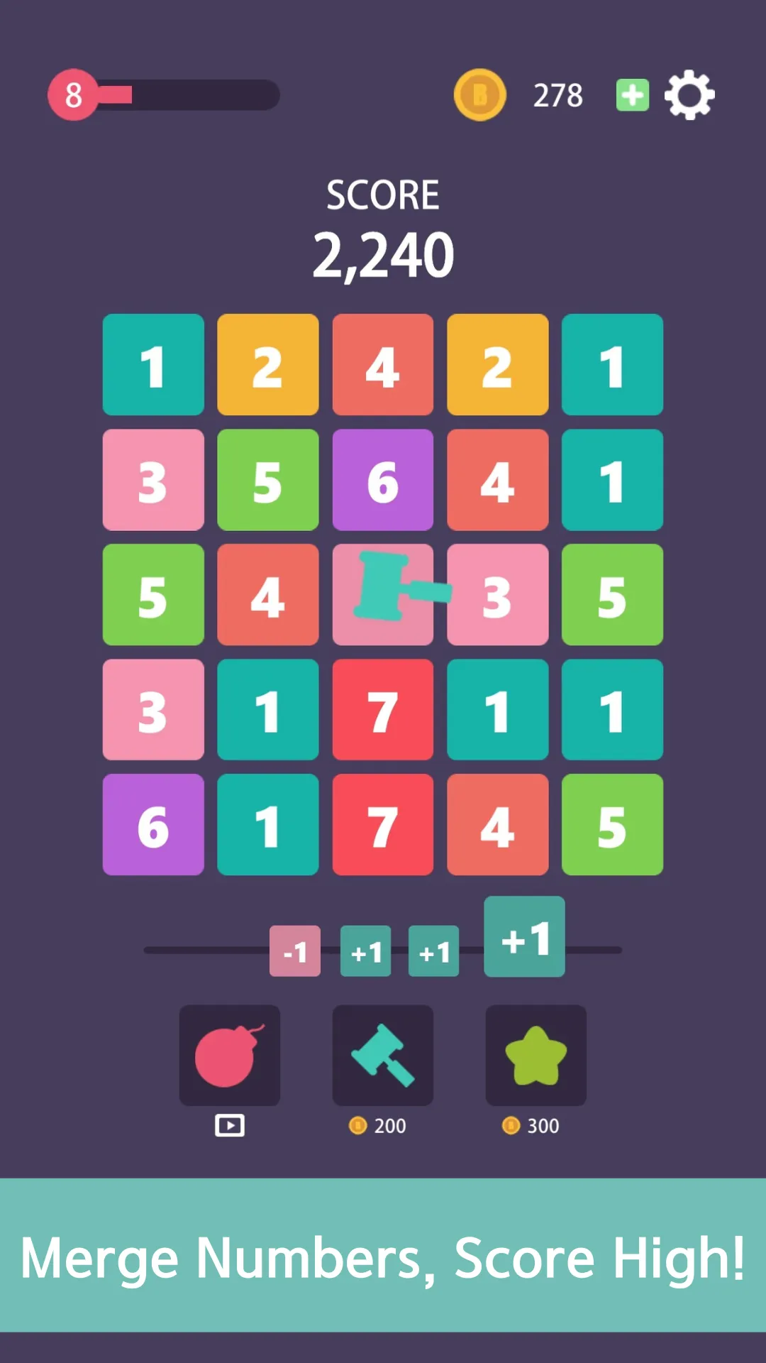 Merge Max - Number Puzzle | Indus Appstore | Screenshot