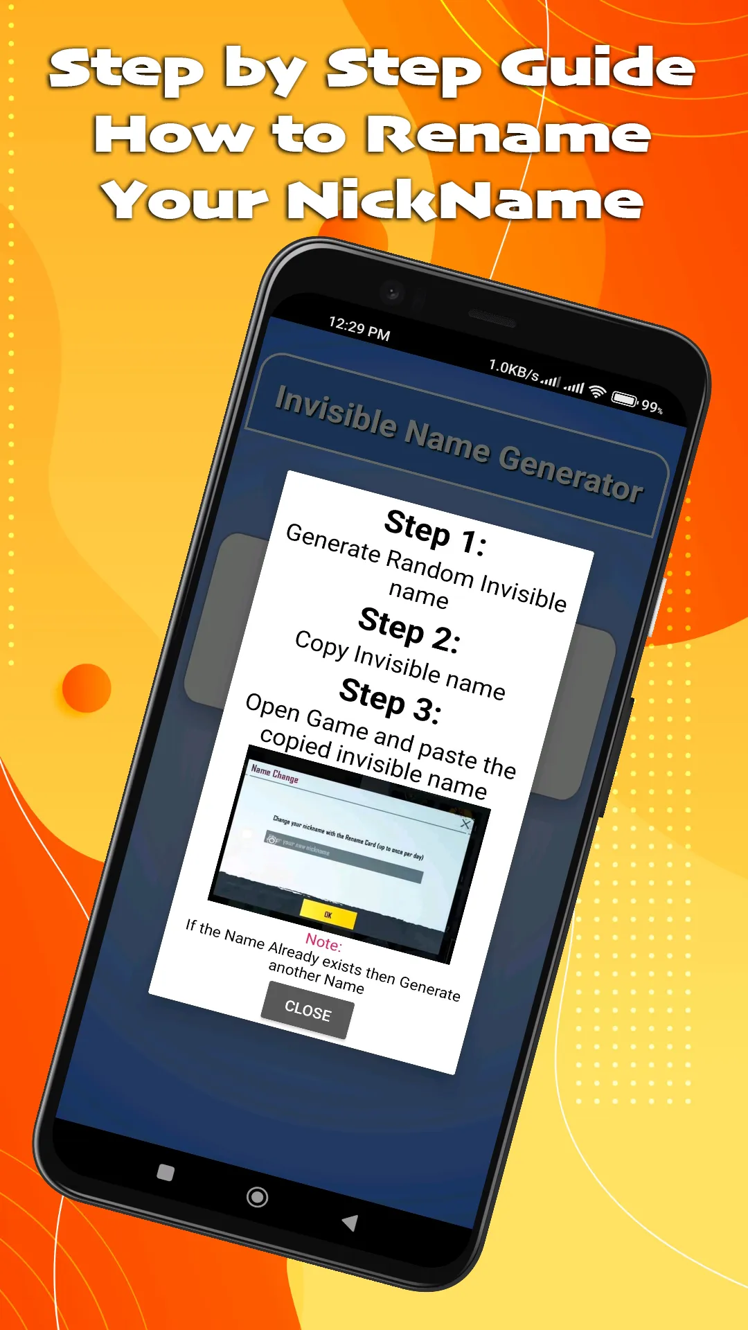 Blank nickname Generator FF ff | Indus Appstore | Screenshot