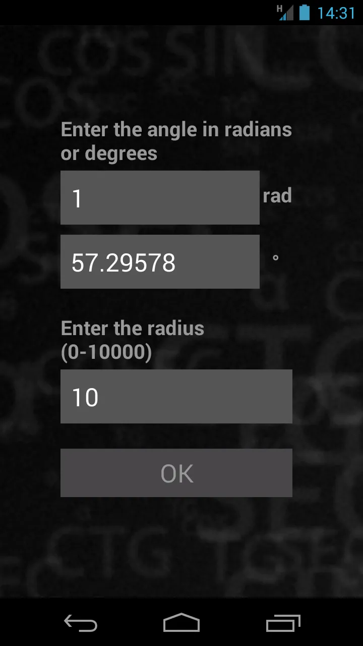 Trigonometry. Unit circle. | Indus Appstore | Screenshot