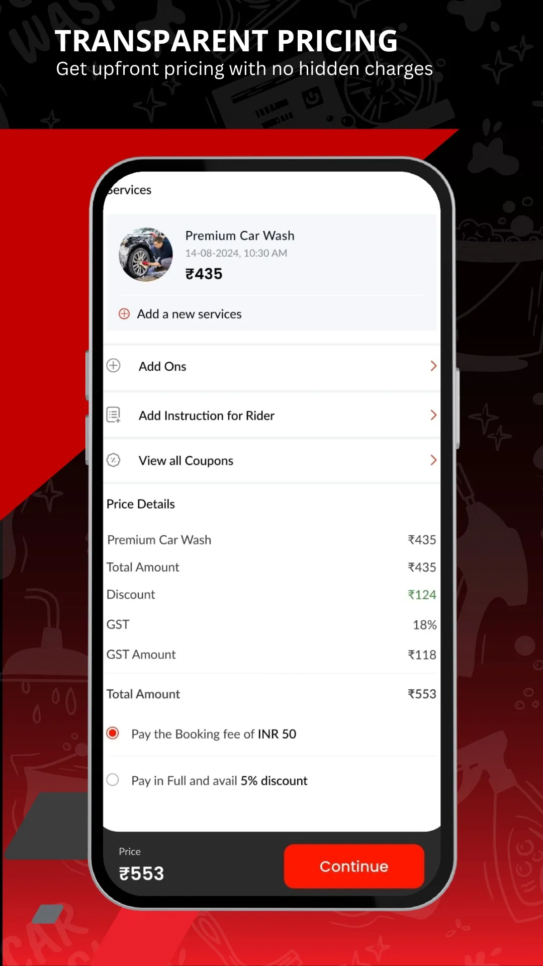 Fixigo - Car Wash & Care | Indus Appstore | Screenshot