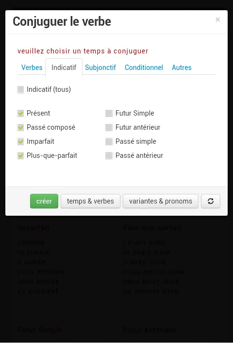 French Conjugation | Indus Appstore | Screenshot