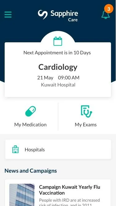 Sapphire Care | Indus Appstore | Screenshot