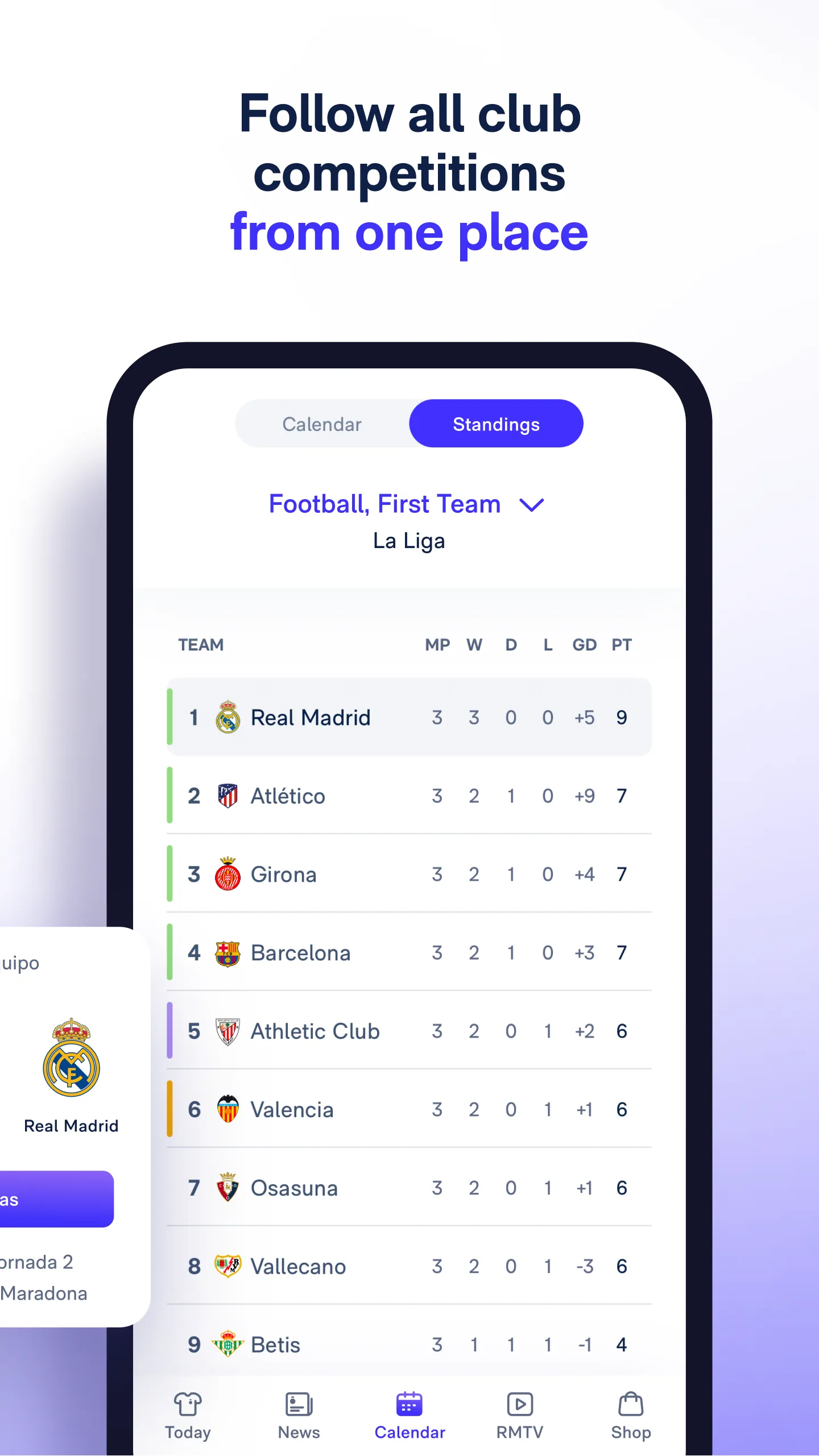 Real Madrid | Indus Appstore | Screenshot