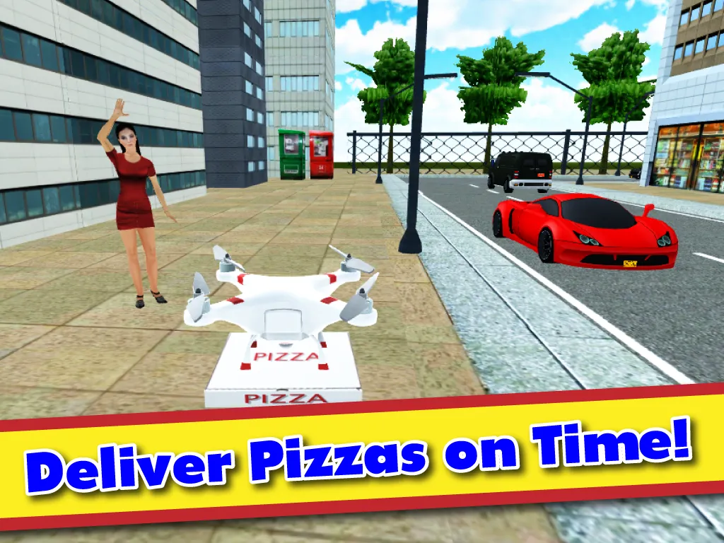 Drone Pizza Delivery 3D | Indus Appstore | Screenshot