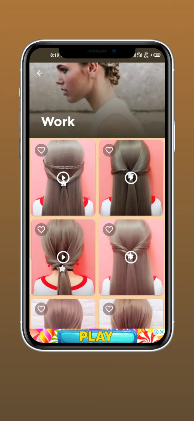 Girls Hairstyle Step Offline | Indus Appstore | Screenshot