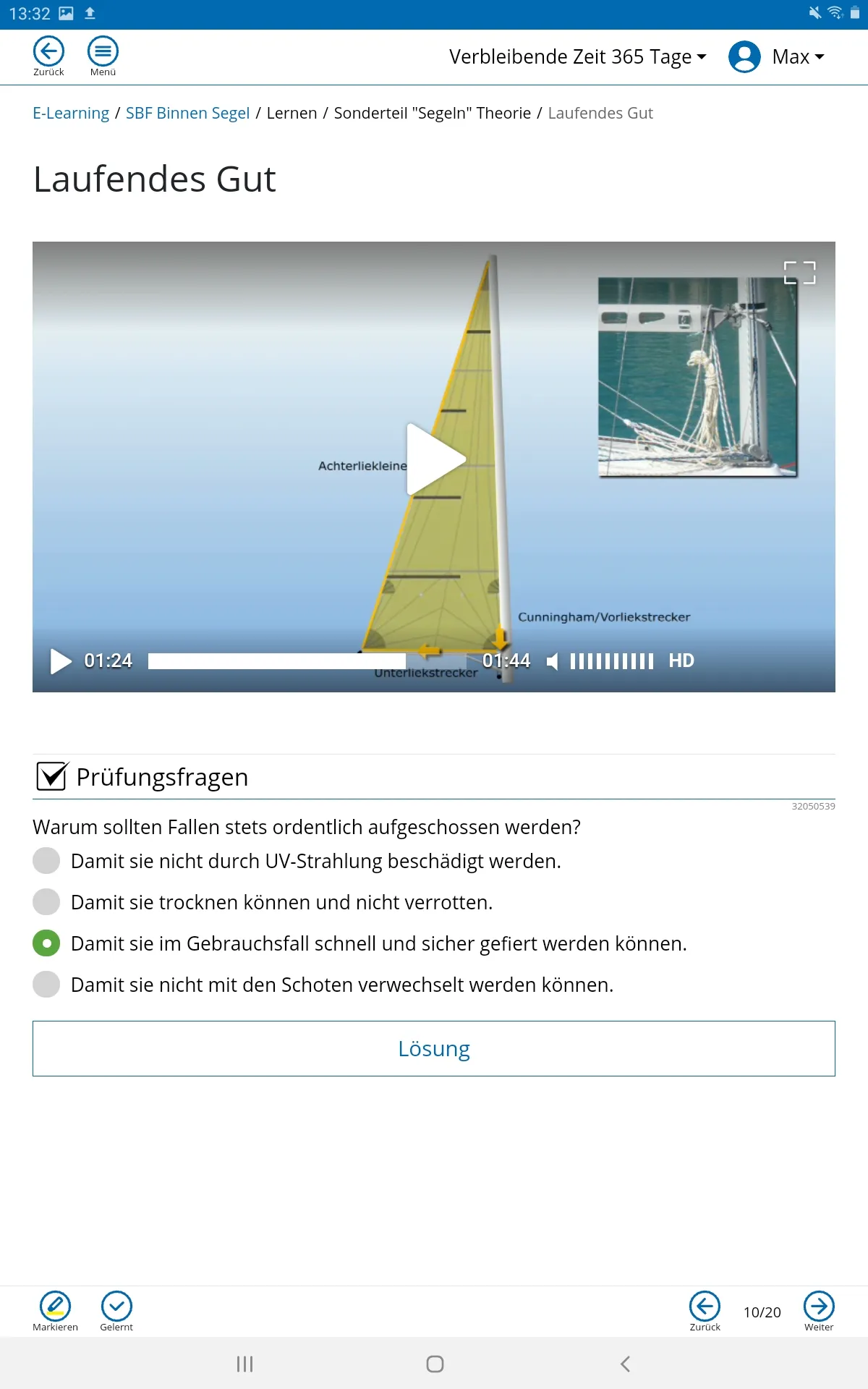 BoatDriver Germany SBF Binnen  | Indus Appstore | Screenshot