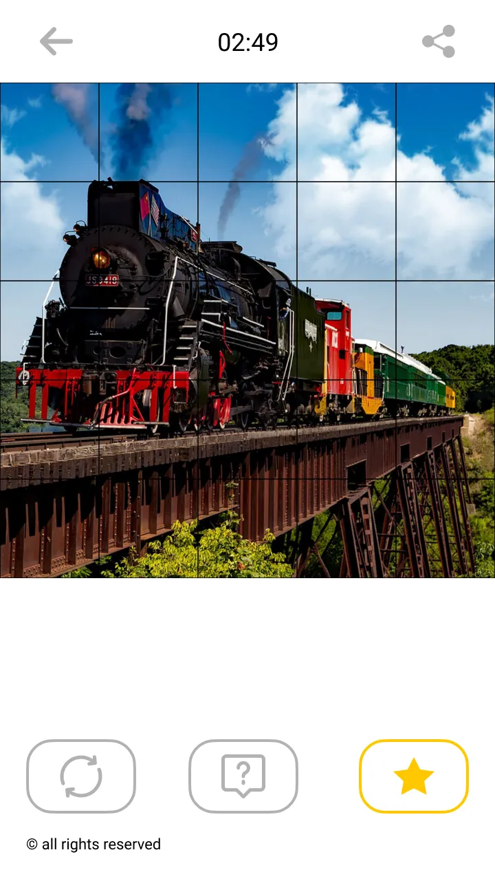 Jigsaw Train Mosaic Puzzles | Indus Appstore | Screenshot