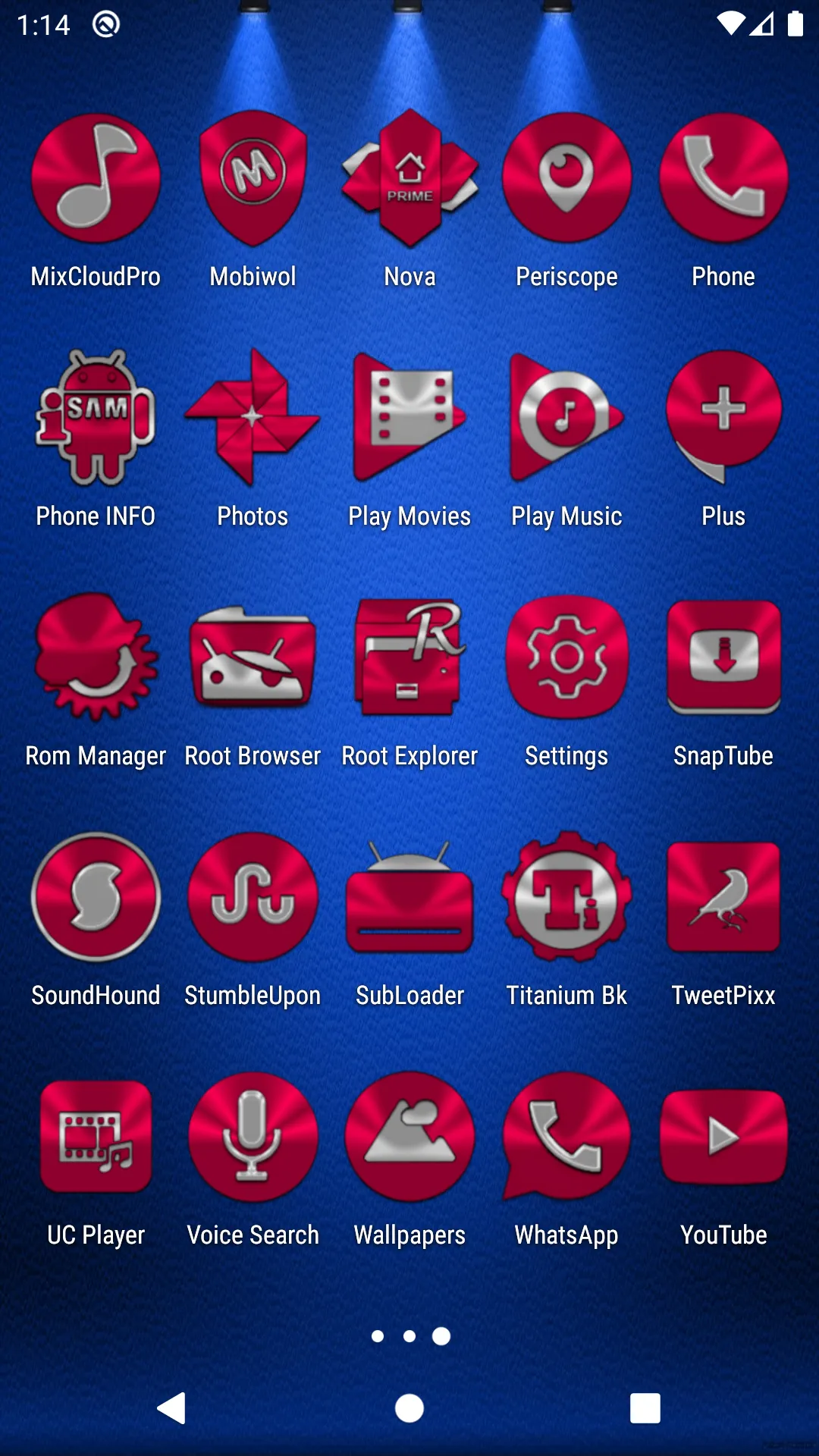 Crimson Icon Pack | Indus Appstore | Screenshot