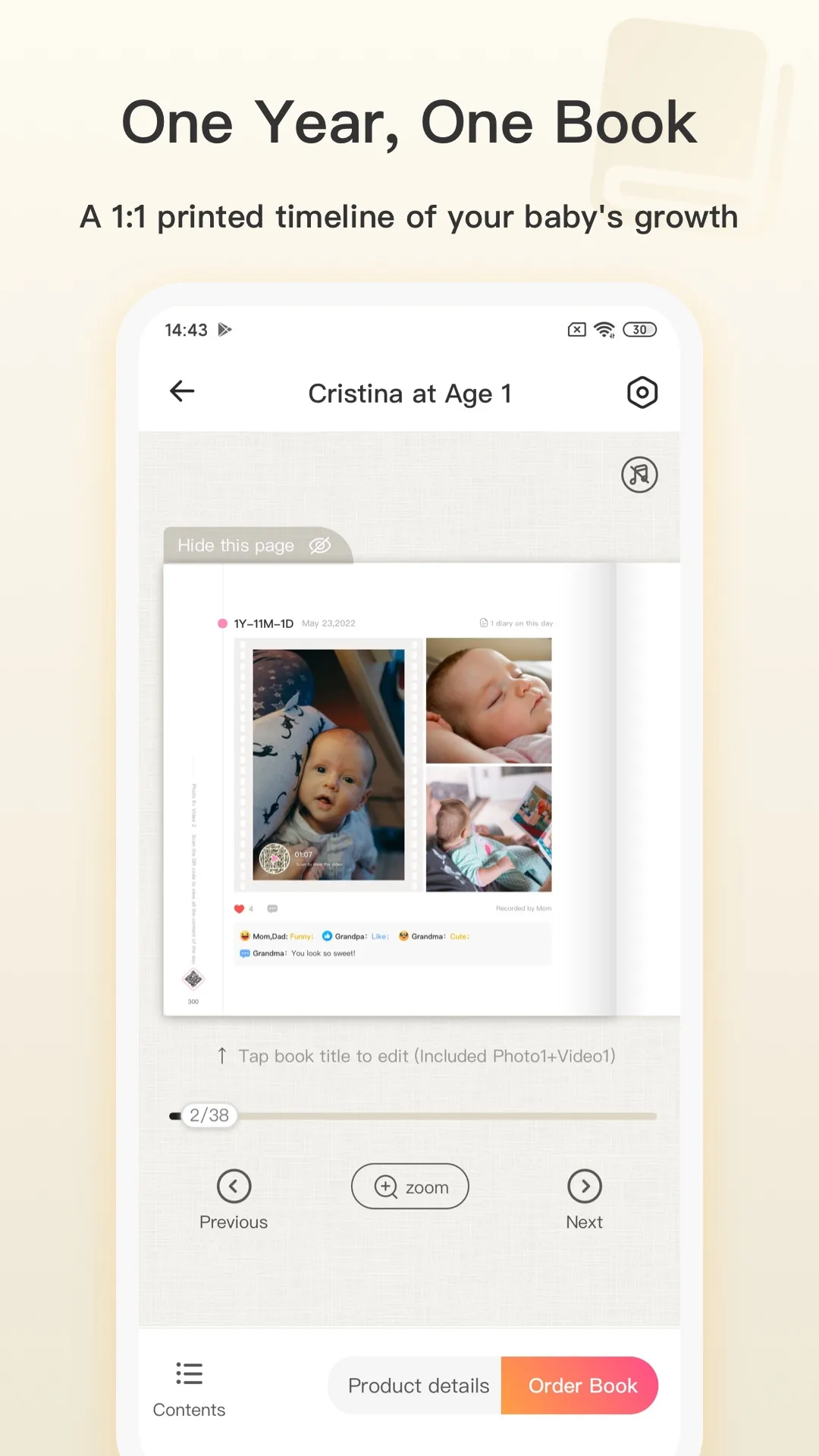 Bebememo - Smart Baby Journal | Indus Appstore | Screenshot
