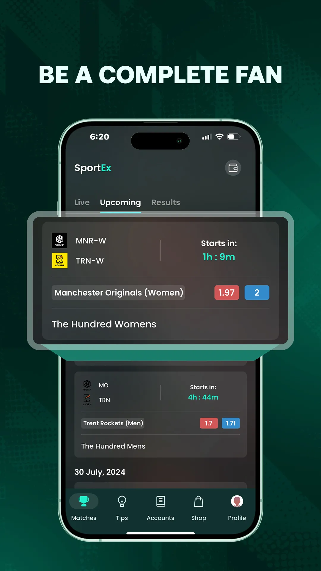 SportEx - Cricket Live Line | Indus Appstore | Screenshot