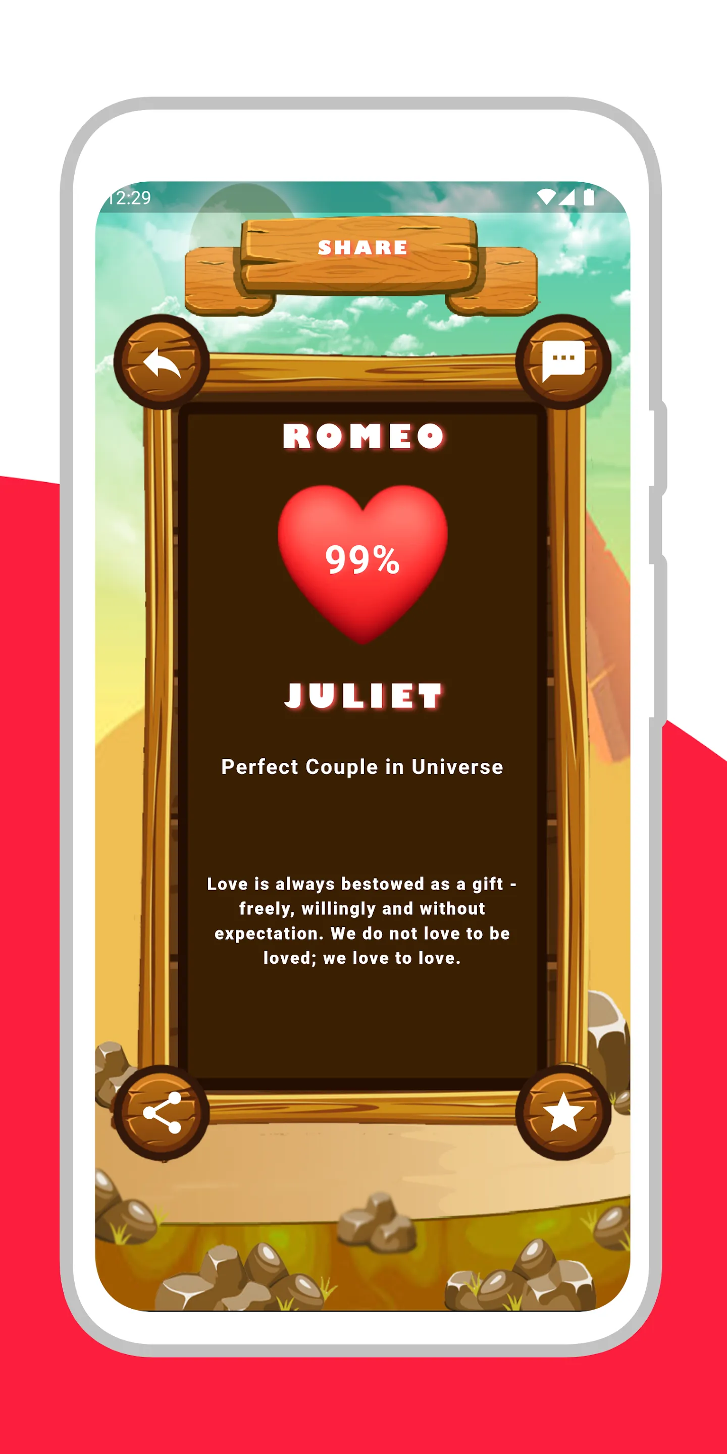 Love Calculator | Indus Appstore | Screenshot