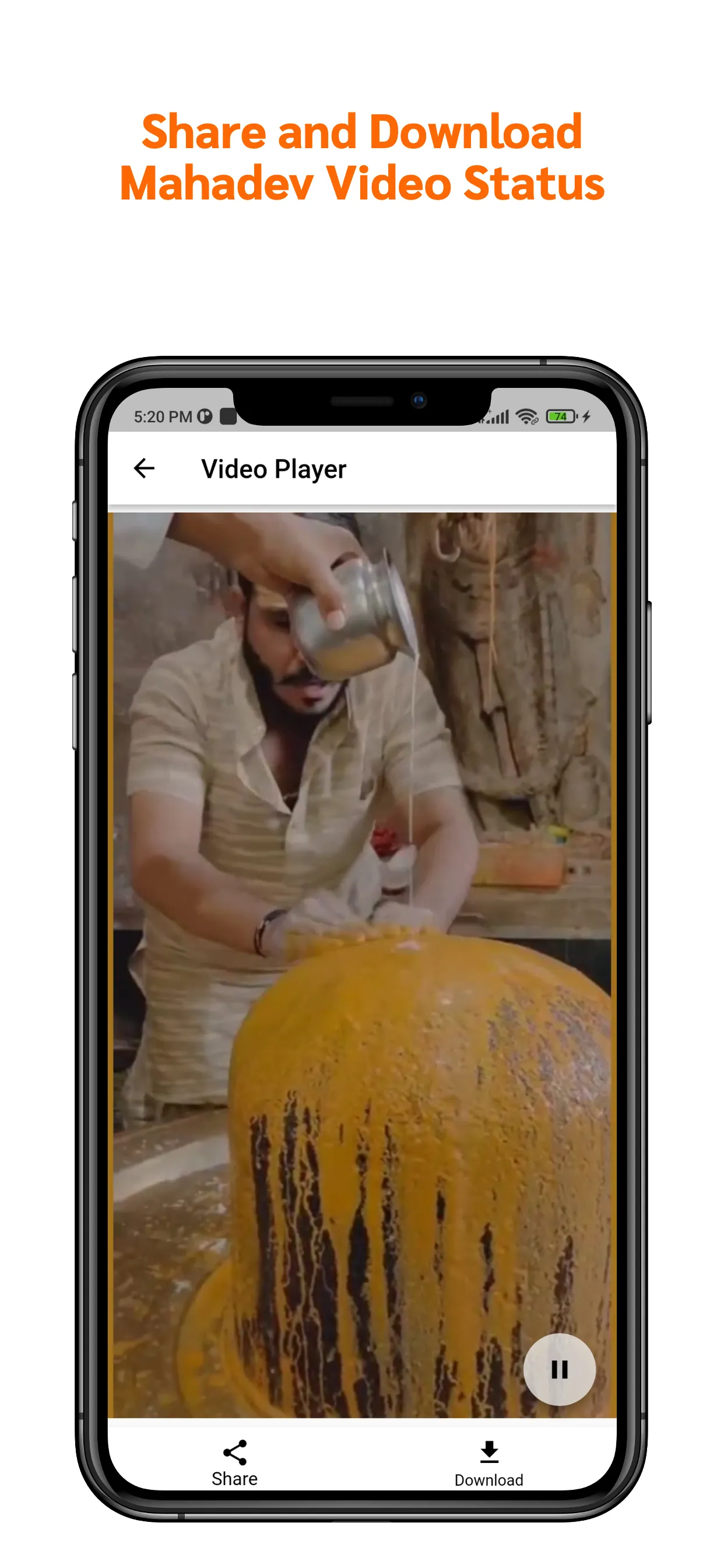 Mahadev Video Status | Indus Appstore | Screenshot