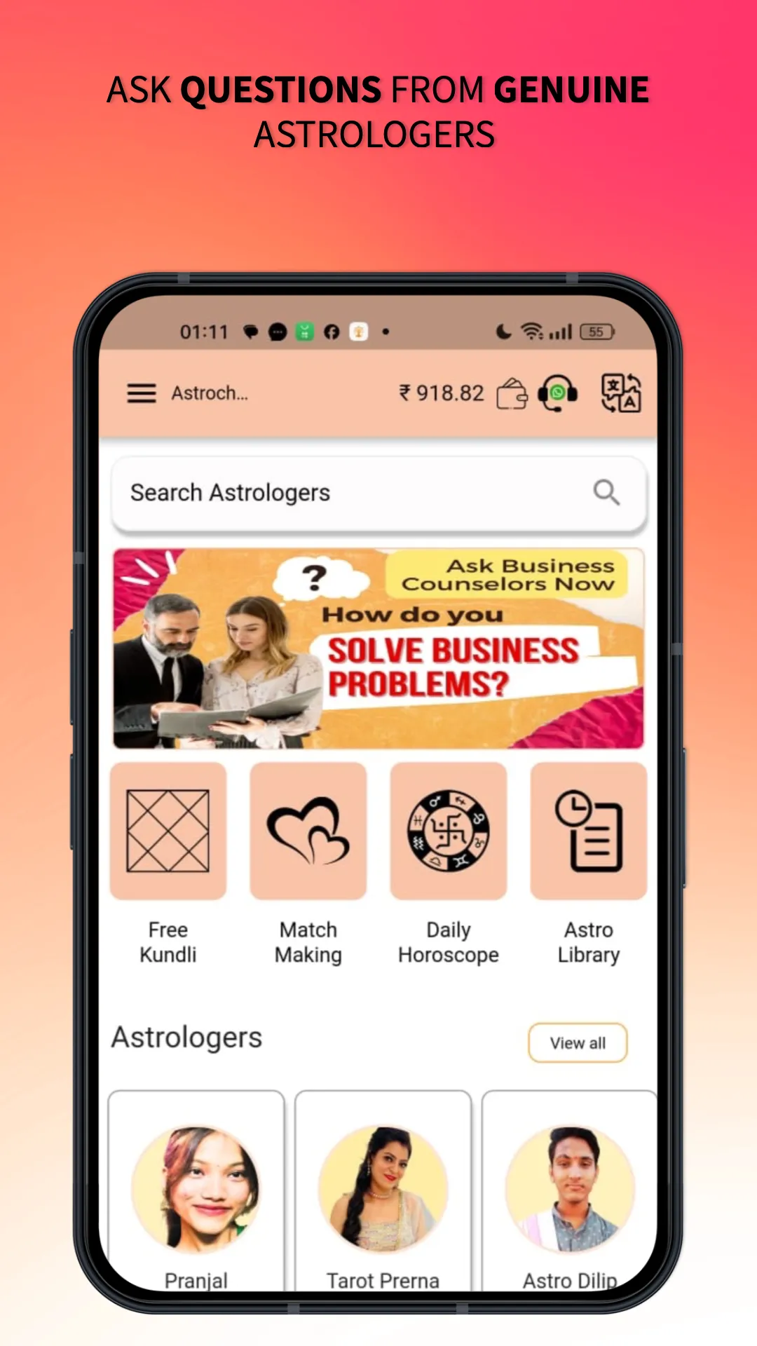 Astrochats: Talk to Astrologer | Indus Appstore | Screenshot