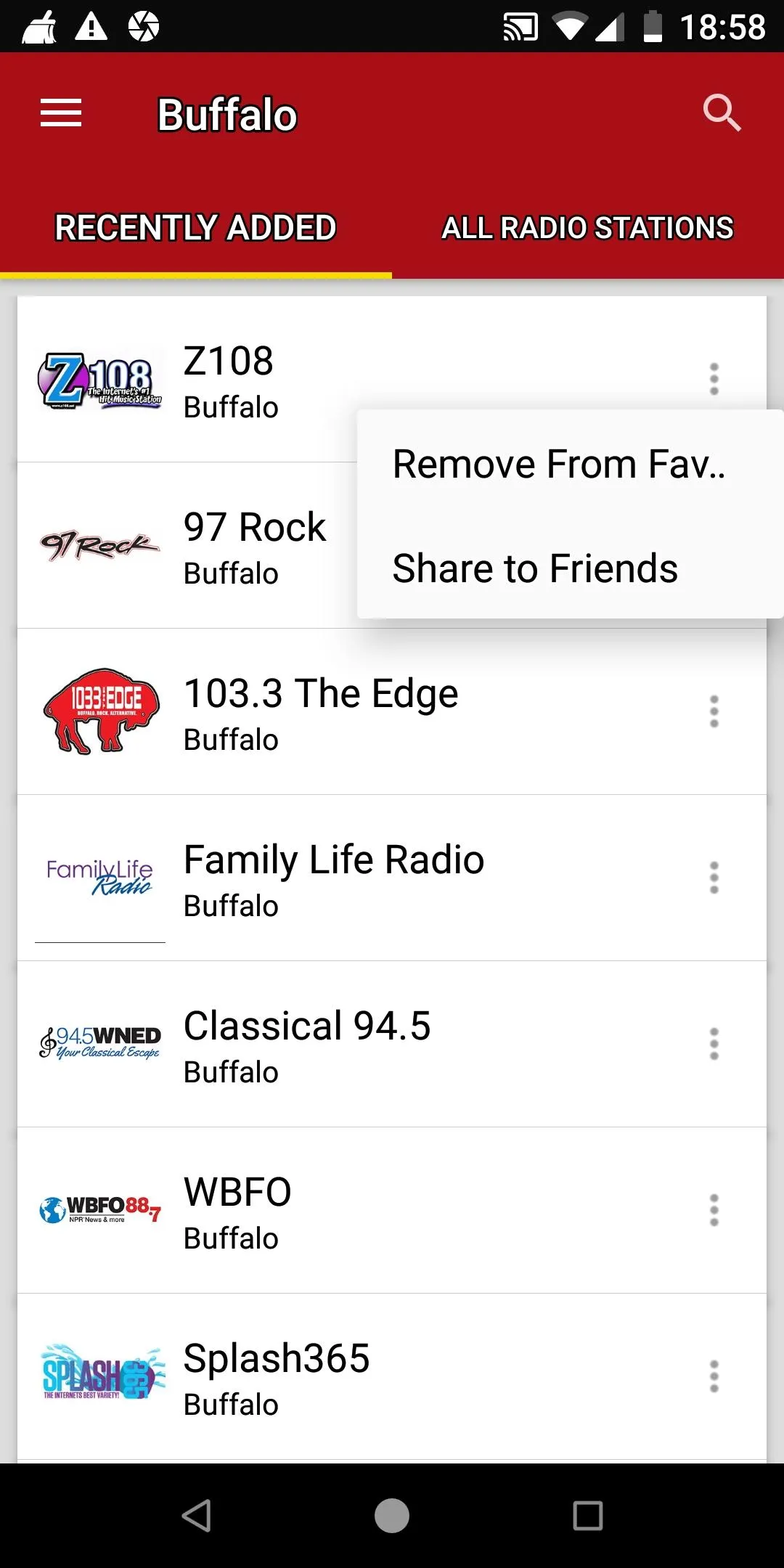 Buffalo Radio Stations - USA | Indus Appstore | Screenshot